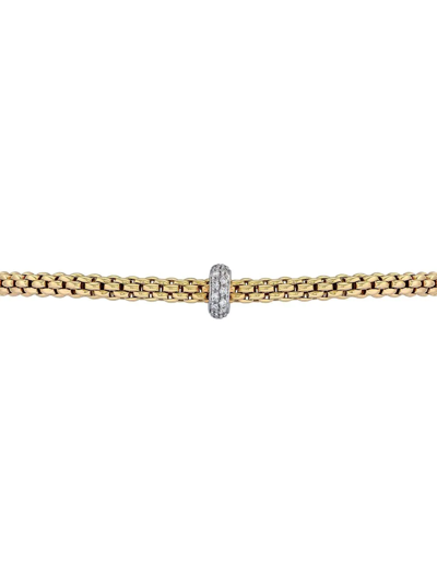 Shop Fope 18kt Gold Diamond Flexible Bracelet