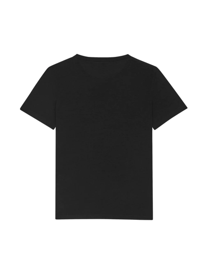 Shop Saint Laurent Crew-neck Wool T-shirt In Black
