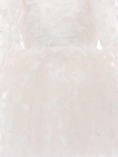 Shop Tulleen Bell Mariposa Mini Dress In White