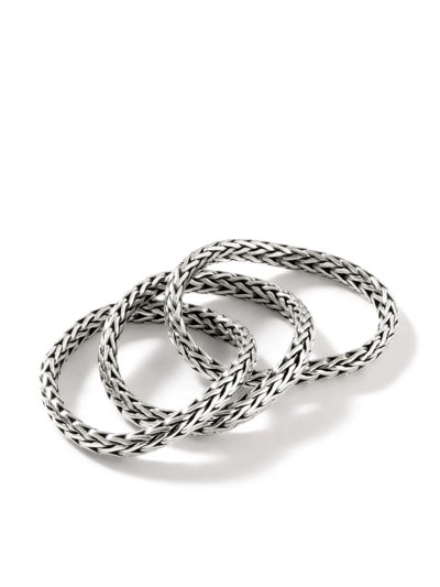 John Hardy 1.8mm Chain Ring In Silver