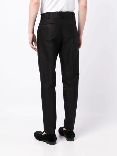 Shop Tom Ford Mid-rise Straight-leg Trousers In K09