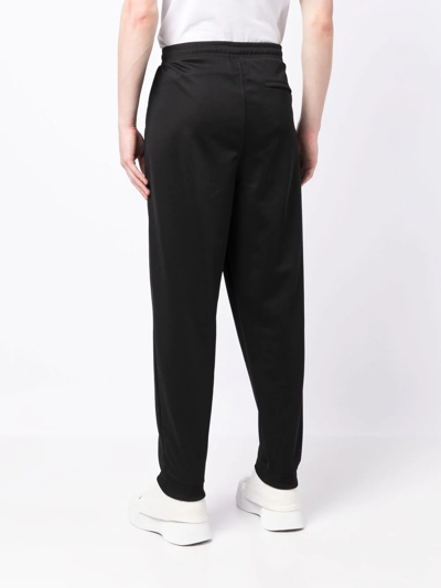 Shop Kenzo Crest Logo-embroidered Track Pants In Black