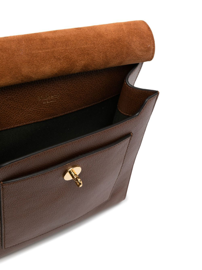 Mulberry Small Antony Leather Crossbody Bag In Brown