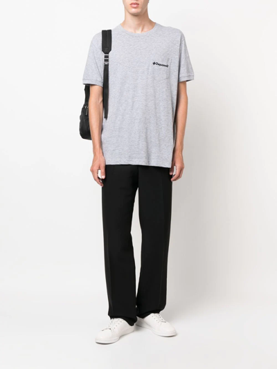Dsquared2 Logo-print T-shirt In Grey