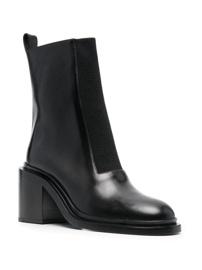 Shop Jil Sander Ankle-length 90mm Boots In Black