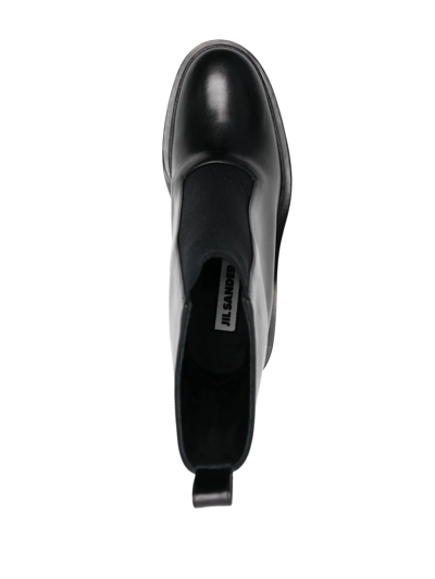 Jil Sander Ankle-length 90mm Boots In Black
