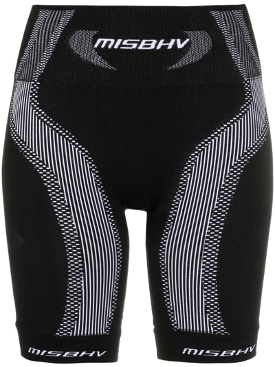 Shop Misbhv Panelled Cycling Shorts In Black