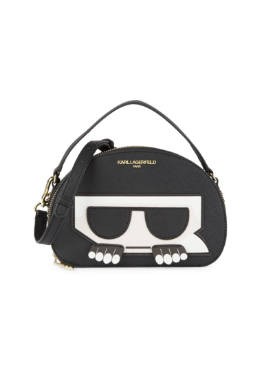 Shop Karl Lagerfeld Women's Maybelle Choupette Cat Top-handle Bag In Black Multi