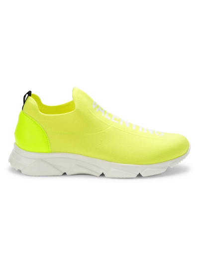 Valentino By Mario Valentino Men's Apollo Slip-on Sneakers In Yellow |  ModeSens