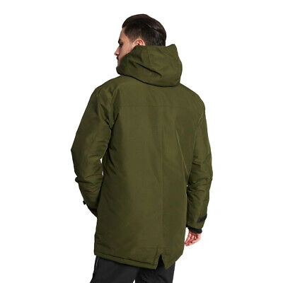 Pre-owned O'neill Oneill Mens  Gore-tex Parka Jacket Top Green Sports Outdoors Full Zip