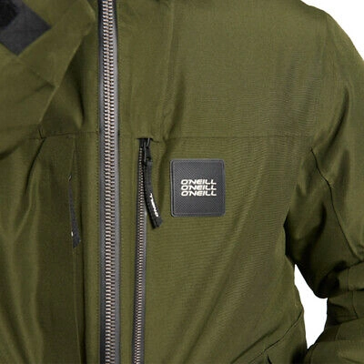 Pre-owned O'neill Oneill Mens  Gore-tex Parka Jacket Top Green Sports Outdoors Full Zip