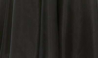 Shop Mac Duggal Empire Rosette Midi Dress In Black