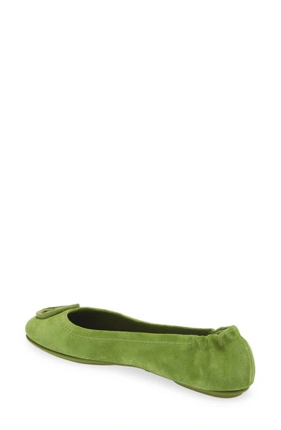 Shop Tory Burch Minnie Travel Ballet Flat In Shiso