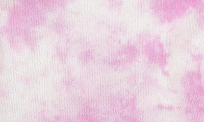 Shop Paigelauren Tie Dye Long Sleeve Shirt & Pants Set In Pink Lavender Tie Dye