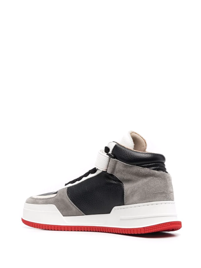 Dsquared2 Logo-print Lace-up Sneakers In Grey