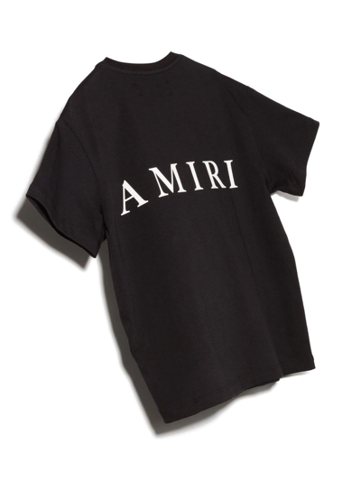 Shop Amiri Monogram Print Short-sleeve T-shirt In Schwarz