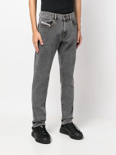 Diesel 2019 D-strukt Straight Jeans In Grau