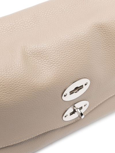 Zanellato Postina Small Tote Bag In Gray