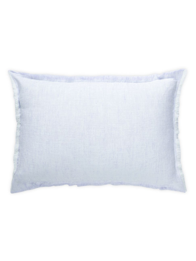 Shop Anaya So Soft Linen Pillow In Light Blue