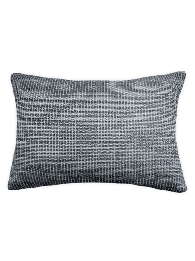 Shop Anaya Pure Air Natural Waves Outdoor Pillow In Black