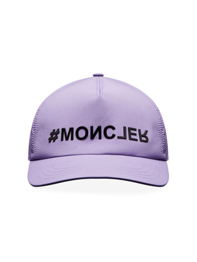 Shop Moncler Women's Day-namic Logo Baseball Cap In Lavender