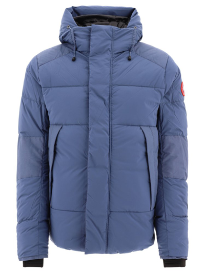 Shop Canada Goose Armstrong Logo Patch Puffer Jacket In Blue