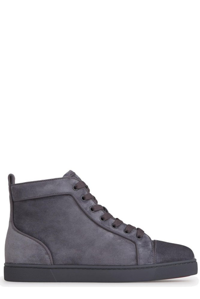 Shop Christian Louboutin Louis Orlato Sneakers In Grey