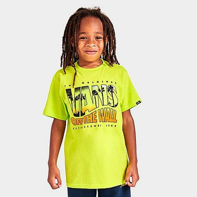Vans Babies' And Little Coaster T-shirt In Lime Punch | ModeSens