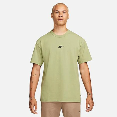 Shop Nike Men's Sportswear Premium Essentials Short-sleeve T-shirt In Alligator/black