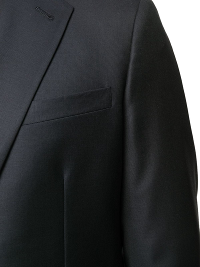 Shop Giorgio Armani Men's Blue Other Materials Suit