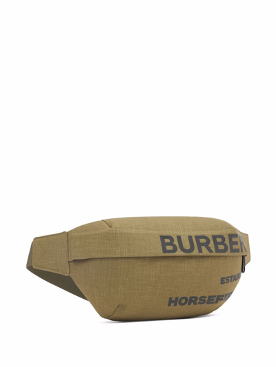 Shop Burberry Men's Beige Polyamide Belt Bag