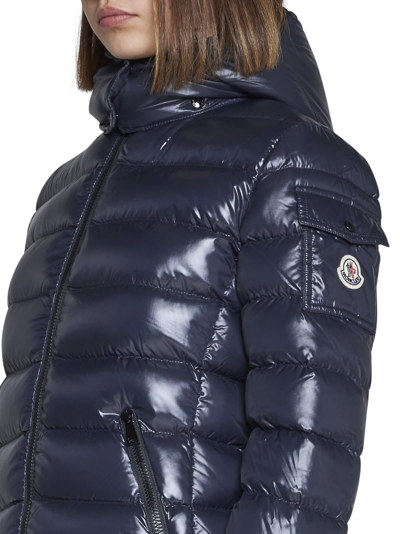 Shop Moncler Down Jacket In Blue