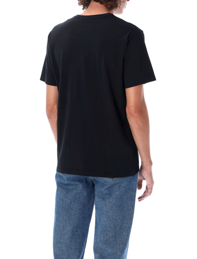 Shop Maison Kitsuné Fox Head Patch Classic T-shirt In Black