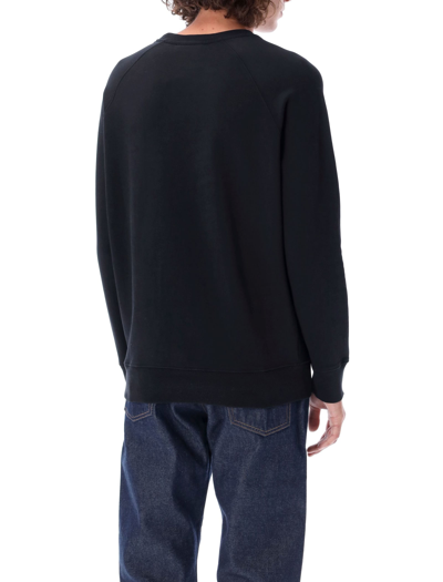 Shop Maison Kitsuné Fox Head Patch Classsic Sweatshirt In Black