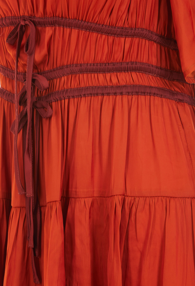 Shop Ulla Johnson Azaria Dress In Orange