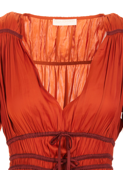 Shop Ulla Johnson Azaria Dress In Orange