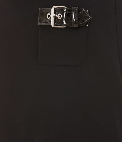 Shop Moschino Mini Skirt In Black
