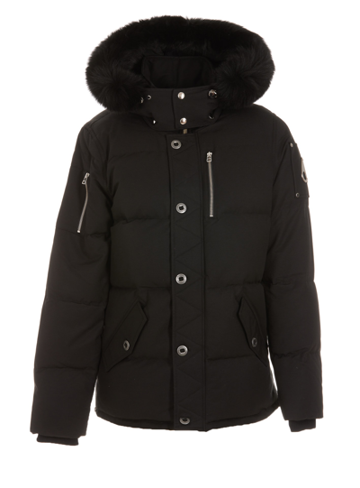 Moose Knuckles Original 3q Feather-down Jacket In Black