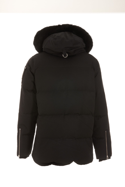 Moose Knuckles Original 3q Feather-down Jacket In Black