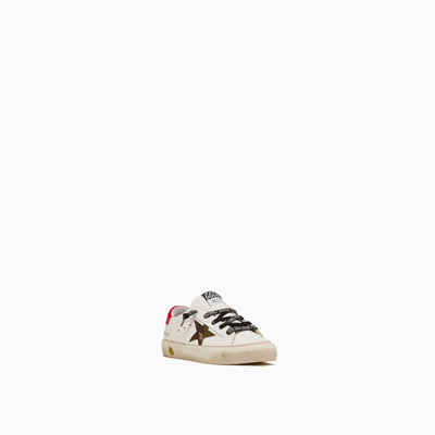 Shop Golden Goose Kids May Sneakers