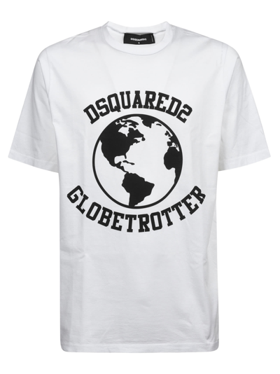 Shop Dsquared2 Globetrotter T-shirt