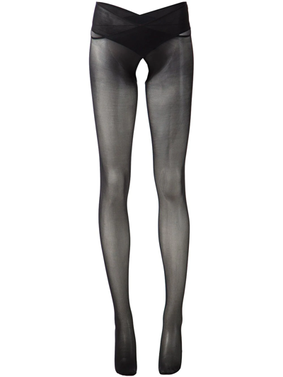 Wolford Individual 12 Stay-hip Tights - Black