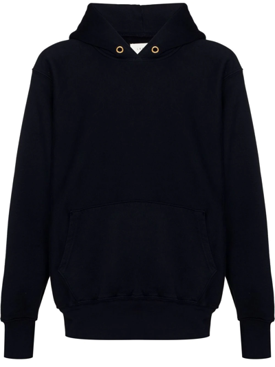 Shop Les Tien Relaxed-fit Hoodie In Navy