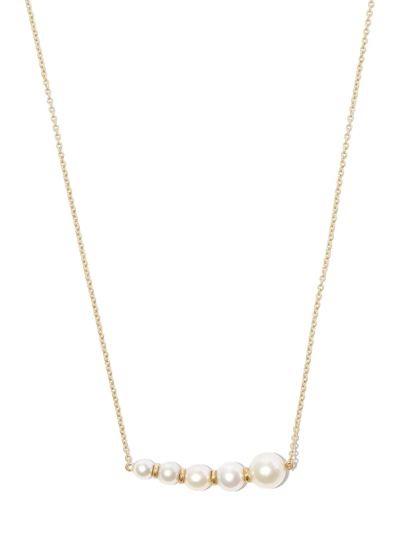Sophie Bille Brahe 14kt Yellow Gold Lune Grand Pearl Necklace