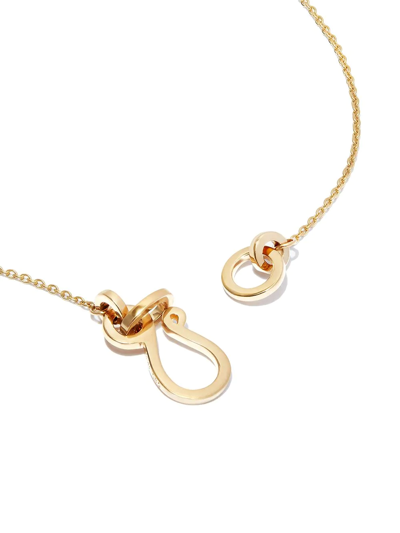 Sophie Bille Brahe 14kt Yellow Gold Lune Grand Pearl Necklace In Gold