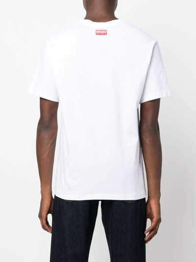Shop Kenzo Logo-print T-shirt In White
