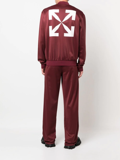 Off-white Arrows-motif Track Jacket In Red