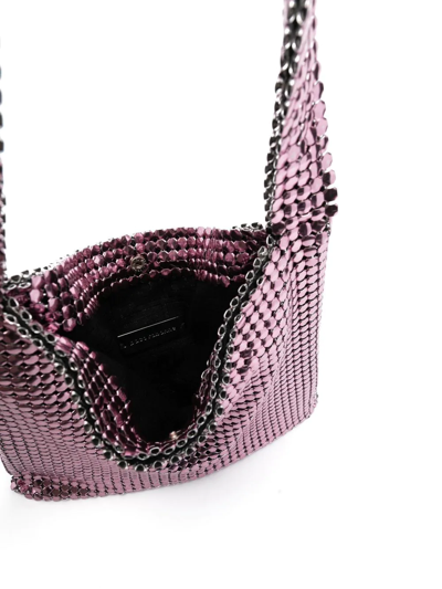 Shop Paco Rabanne Chain-link Mini Tote Bag In Pink