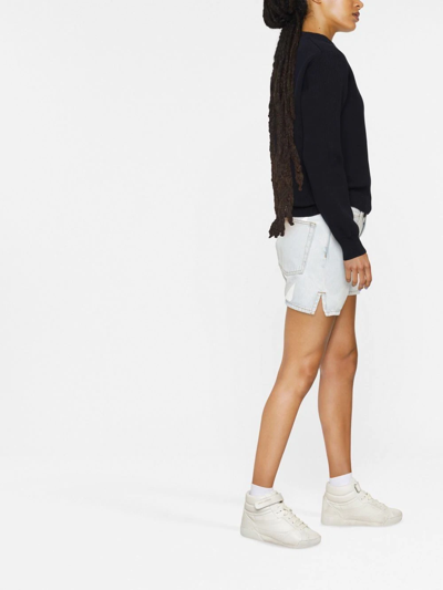 Golden Goose Long-sleeved Jumper In Blue