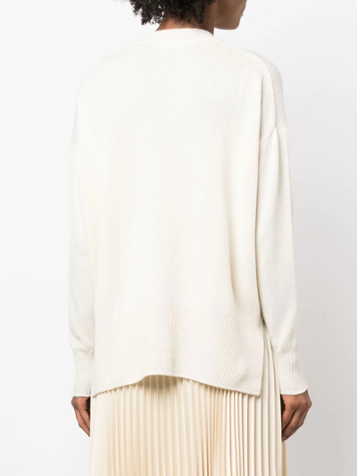 Jil Sander Roll-neck Virgin Wool Jumper In Neutrals